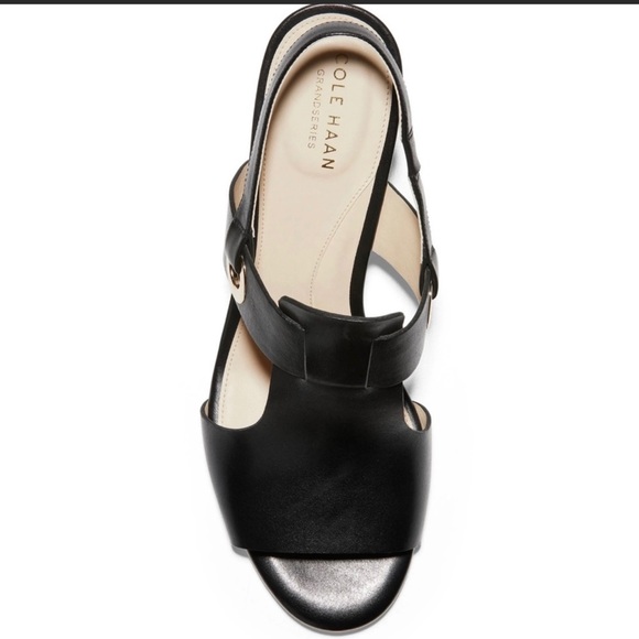 COLE HAAN Adele Grandseries Sling Back Leather Sandals SIZE 11 - Picture 5 of 13